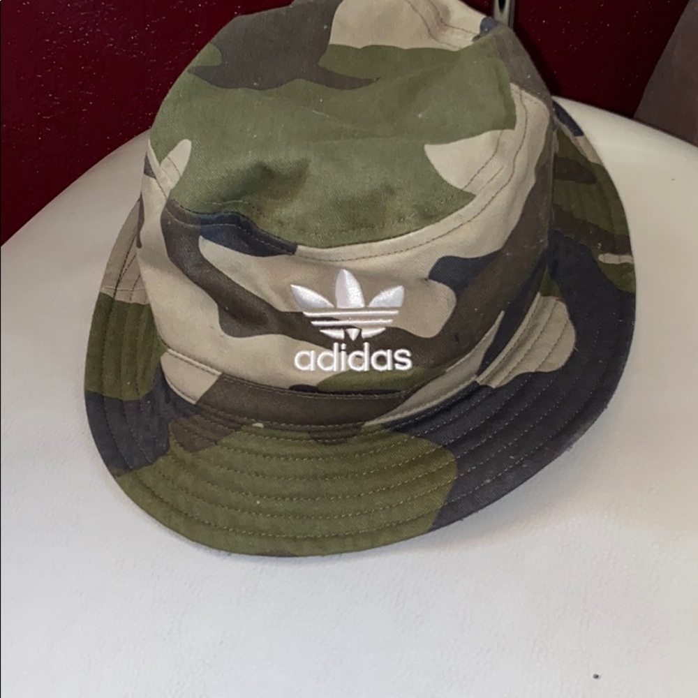 Camo adidas bucket hat